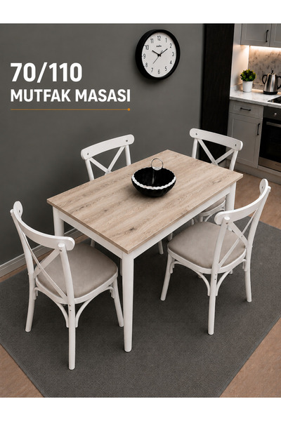 VOGUE TASARIM VE AKSESUAR 70x110 Mutfak Masası | Yemek Masası | Modern ve Şık...