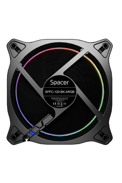 Spacer Ventilator carcasă SPFC-120-BK-ARGB, 12 cm, 2200 rpm, RGB