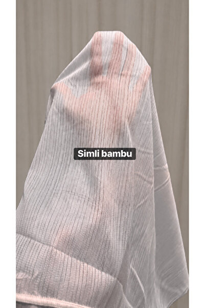 Bambu Simli Yoğun Dokulu 1/3 Sık Pileli Ütü İstemeyen Tül Perde-En Çok Satılan