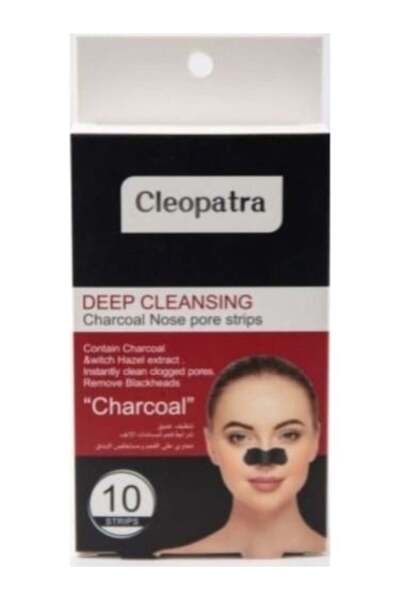 Cleopatra Cleopatra Nose Pore Charcoal Stickers - 10 Pieces