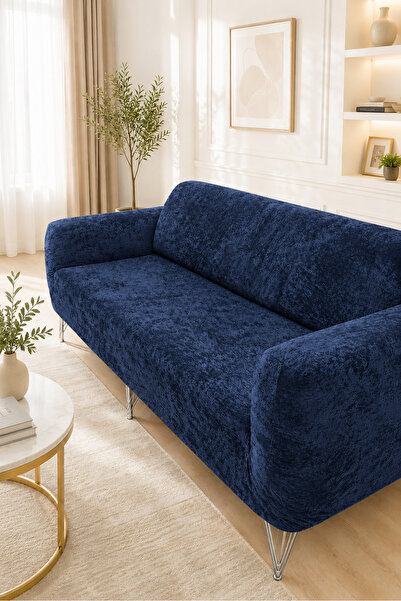 HaNemCe Velvet Sofa Cover Elastic Fully Wrapped (1Pc)