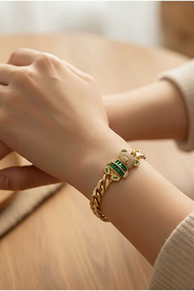 NN BRATARA MULTICOLOR URSULET COCO,inoxidabil placate cu aur 14k .