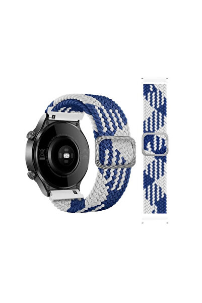 OEM Υφασμάτινο Πλεκτό Λουράκι Μπλε (Vivoactive 5)