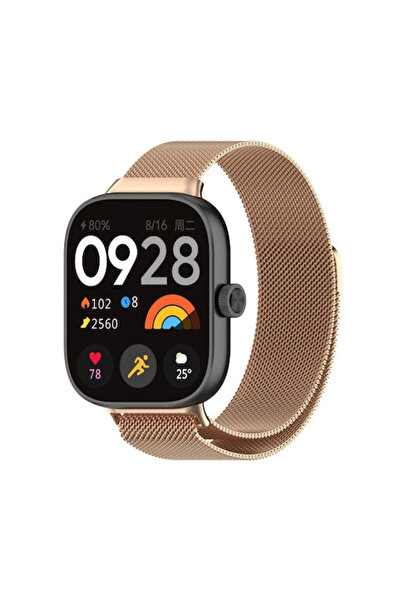 OEM Μεταλλικό Λουράκι Ροζ Χρυσό (Redmi Watch 4 / Redmi Watch 5)