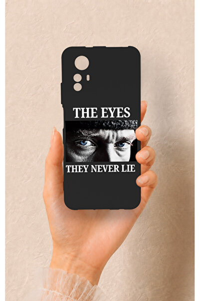 Vip Case Redmi Note 12S Uyumlu Atatürk Eyes Desenli Silikon Kılıf