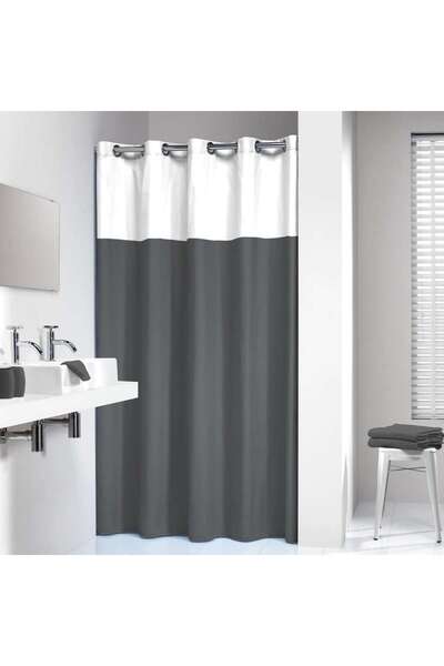 Sealskin Διπλή υφασμάτινη κουρτίνα μπάνιου γκρι 180x200 233521314