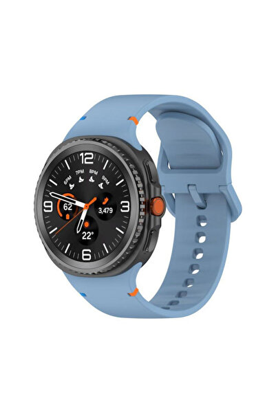 OEM Λουράκι Σιλικόνης Ραμμένο Μονόχρωμο Samsung Galaxy Watch8 Watch8 Classic ...
