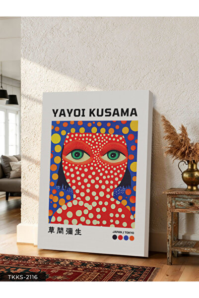 Evinemoda One Piece Yayoi Kusama Canvas-Art Canvas Painting