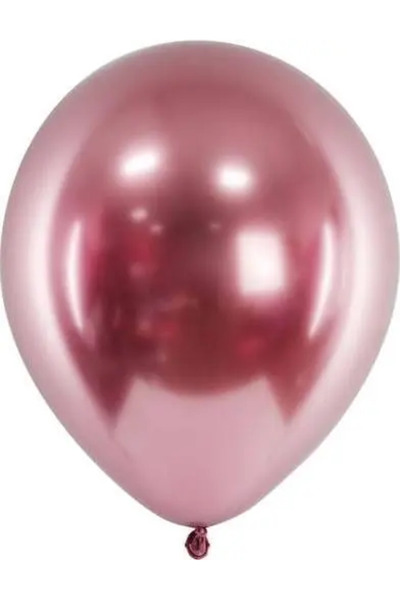 Partydeco Baloane lucioase 30 cm, roz auriu, 10 bucăți, mărime unică