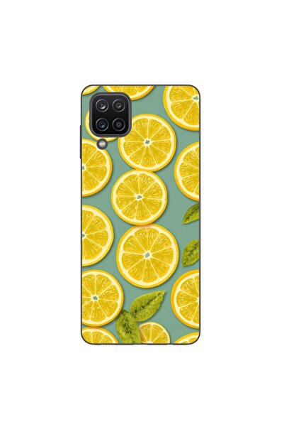OEM Калъф, съвместим със Samsung Galaxy A12, силиконов гел TPU, с десен на ле...