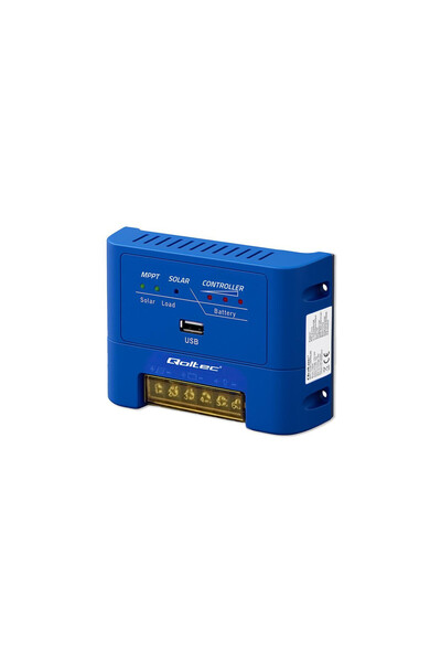 Qoltec Controler de încărcare solară MPPT 15A pentru alimentarea consumatoril...
