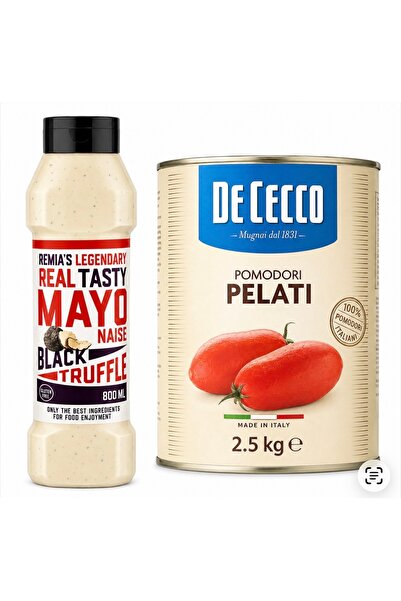De Cecco pomodori pelati + remia’s trüflü mayonez 800ml