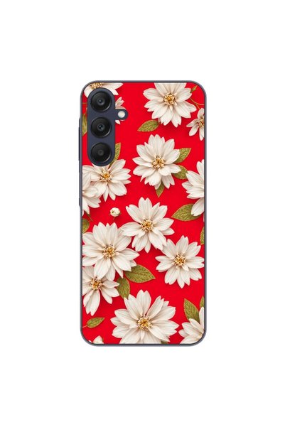OEM Case compatible with Samsung Galaxy A25 5G Silicon Gel Tpu Model White Fl...