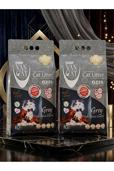 Bentaş Van Cat CNR PLUS Grey Aktif Karbonlu Topaklaşan Kedi Kumu 10l (8,5 KG)