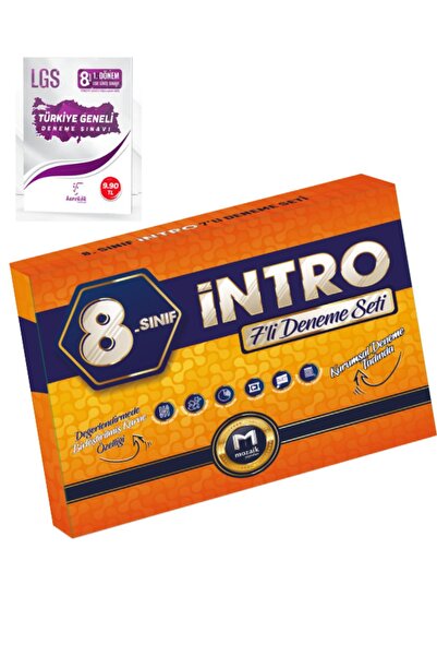 Orijinal Yayınları 8.sınıf Mozaik Deneme 12 Li Matematik&12 Li Fen&intro Dene...