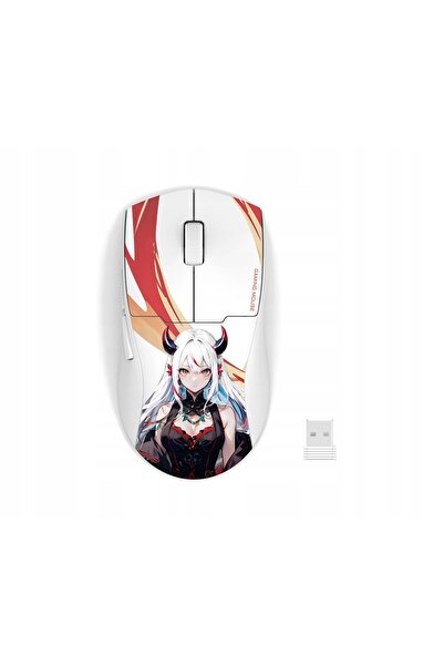 Kraft&dele Mouse Redragon K1NG PRO MAX 1K Alb de gaming wireless