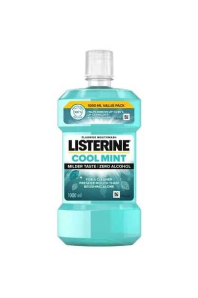 Listerine غسول فم كول منت خالي من الكحول من ليسترين – 1000 مل