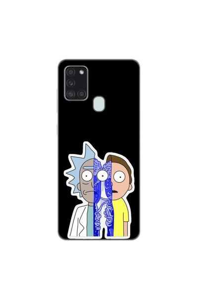 OEM Husa compatibila cu Samsung Galaxy A21s Silicon Gel Tpu Model Rick And Mo...