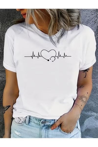 puolikuu Μπλουζάκι Unisex με άνετη εφαρμογή και στάμπα