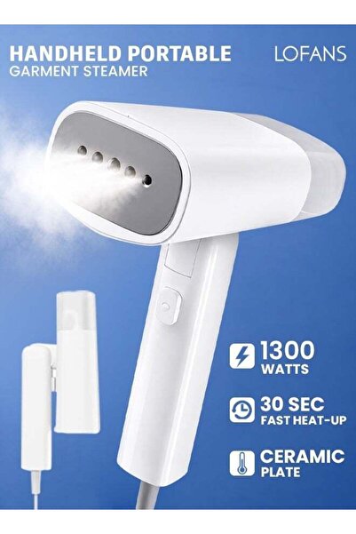 Lofans 2 in 1 Garment Steamer 1300W Foldable Steam Iron with High Steam Volum...