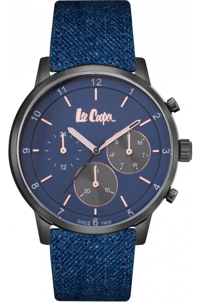 Lee Cooper Ceas sportiv albastru marin pentru bărbați LC06912.097 ca un cadou.