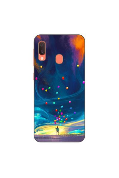 OEM Case compatible with Samsung Galaxy A20e Silicone Gel Tpu Pattern Balloon...