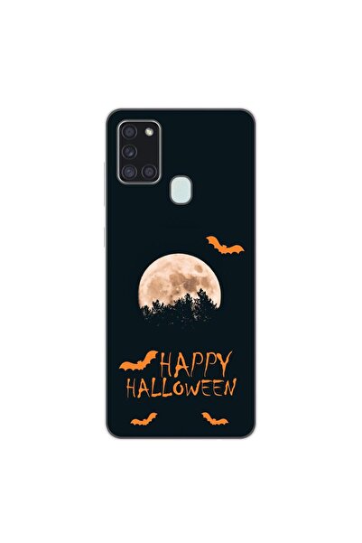 OEM Husa compatibila cu Samsung Galaxy A21s Silicon Gel Tpu Model Happy Hallo...
