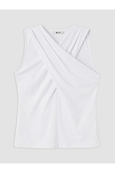 LC Waikiki Esvab • Modern & Distinctive V Dikim Ruched Blouse