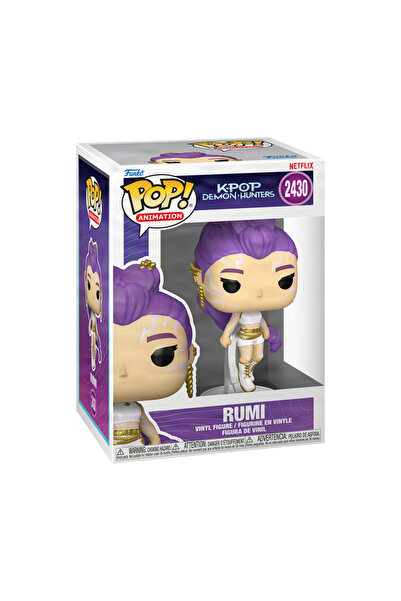 Funko Pop! Animasyon: Kpop Demon Hunters - Rumi- Koleksiyon Vinil Figür (Excl...