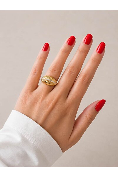 LEROSY CO. Special Series Zircon Stone Detailed Curved Ring