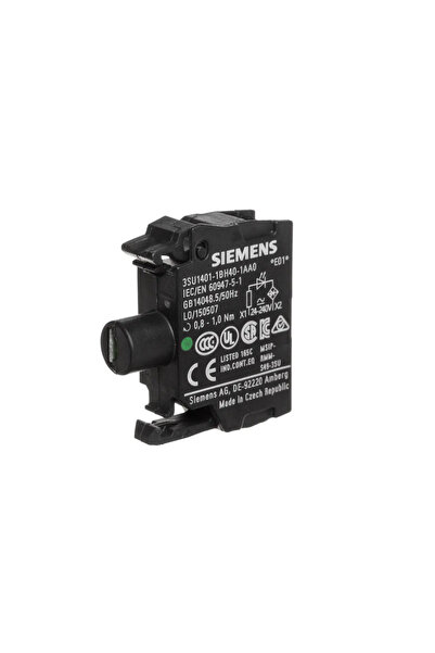 Siemens Suport lampă Bloc LED verde 24-240V AC-DC capac cu șurub pentru monta...