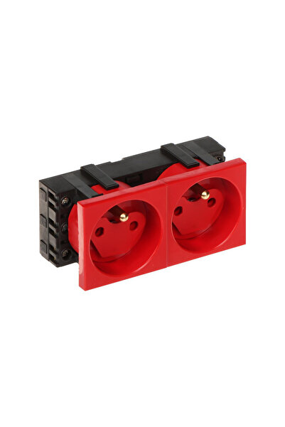 Javel Priză electrică dublă cu protecție la supratensiune, 2M
