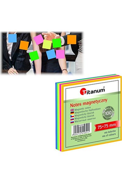 Titanum Caiet electrostatic 100k 75x75mm titan