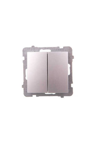 OSPEL Conector scară AS dublu argintiu (LP-10g/m/18)
