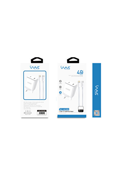 Wave Home Charger C -L Port Adaptor C-C Cable HC250