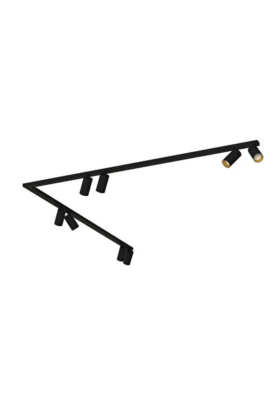 Nowodvorski Bandă de tavan 90 2x150cm MONO CORNER VIII 2x150 NEGRU/GOLD 7700 ...