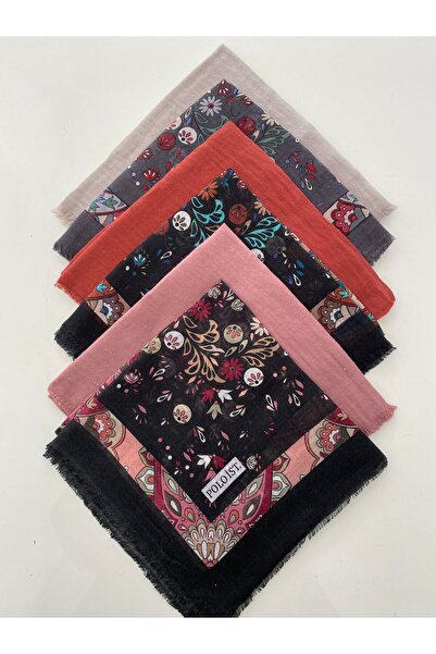 poloist 6 Mixed Patterned Cheesecloth Writing