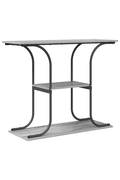 vidaxl Masă de consolă Gri Sonoma 101 x 35 x 80,5 cm Lemn compozit
