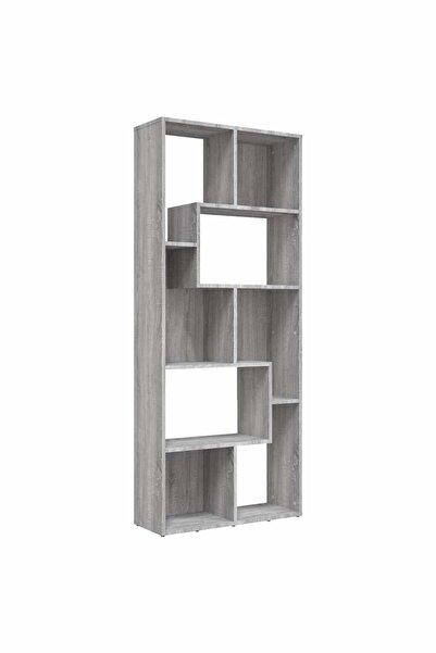 vidaxl Bibliotecă, gri sonoma, 67x24x161 cm, lemn prelucrat