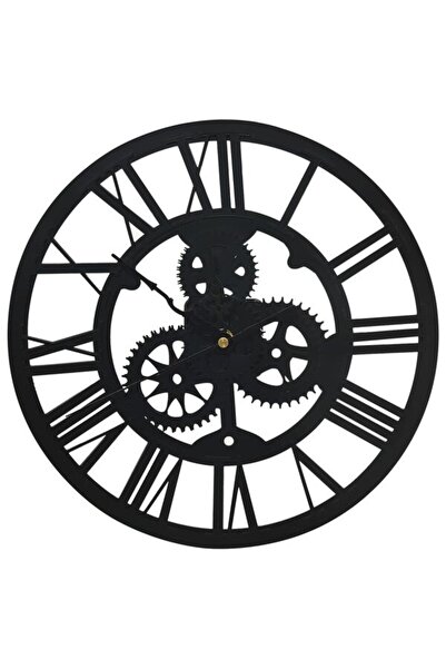 vidaxl Ceas de perete, negru, 30 cm, acrilic