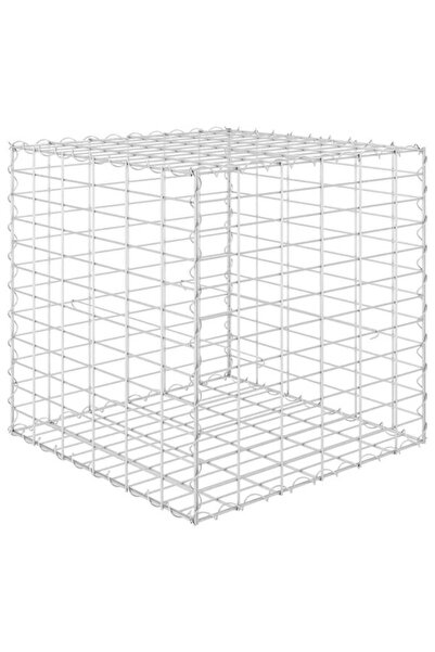 vidaxl Strat înălțat din cuburi gabion, 60 x 60 x 60 cm, sârmă de oțel