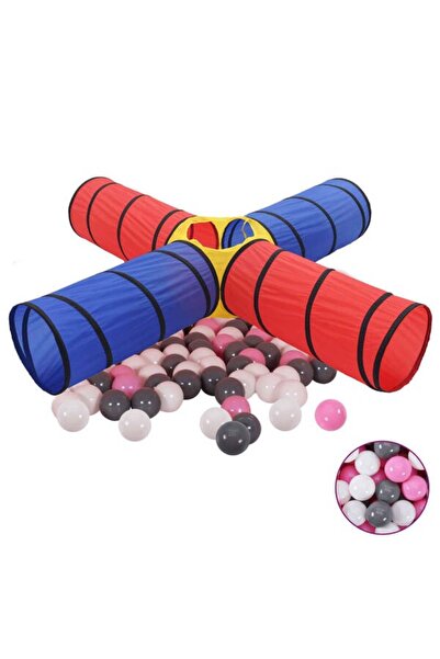 vidaxl Cort de joacă pentru copii cu 250 de mingi, multicolor