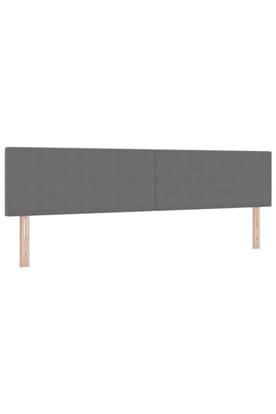 vidaxl Tăblie cap Gri deschis 200 cm Țesătură din corduroy