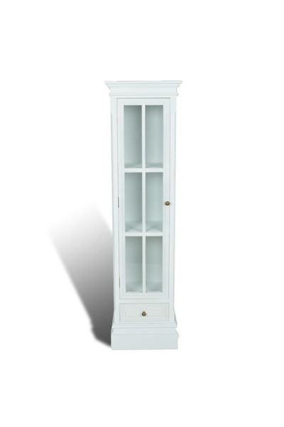 vidaxl Dulap bibliotecă elegant cu 3 rafturi, alb, lemn