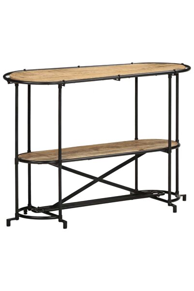 vidaxl Masă consolă, 110x42x76 cm, lemn masiv de mango brut