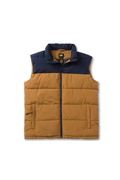 Cat Γιλέκο εργασίας Arctic Zone καφέ-μπλε XL W12430
