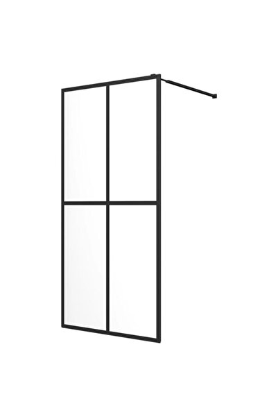 vidaxl Paravan de duș walk-in, 80 x 195 cm, sticlă securizată transparentă