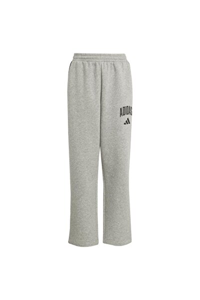 adidas Εποχιακά Απαραίτητα Παιδικό Φλις Παντελόνι Φόρμας με Κολεγιακή Τυπογρα...