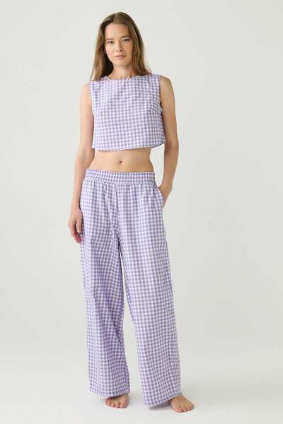 C&City Dayjamas Pötikare Crop Trousers Set Lilac