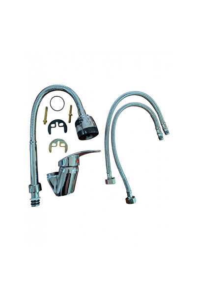 ITALOMIX Baterie Chiuvetă Bucatarie Premium, Cu Pipa Flexibila, 2 Tipuri de J...